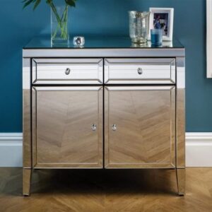 Marnie Mirrored Sideboard With 2 Doors And 2 Drawers