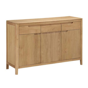 Trimble Sideboard In Oak With 3 Doors And 3 Drawers