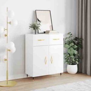 Attica High Gloss Sideboard With 2 Doors In White