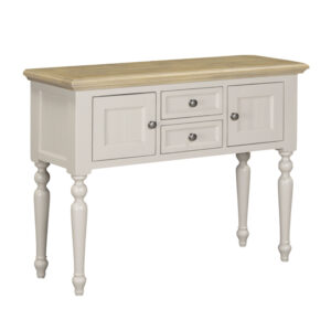 Chilton Wooden Buffet Sideboard With 2 Doors 2 Drawers - Grey And Natural